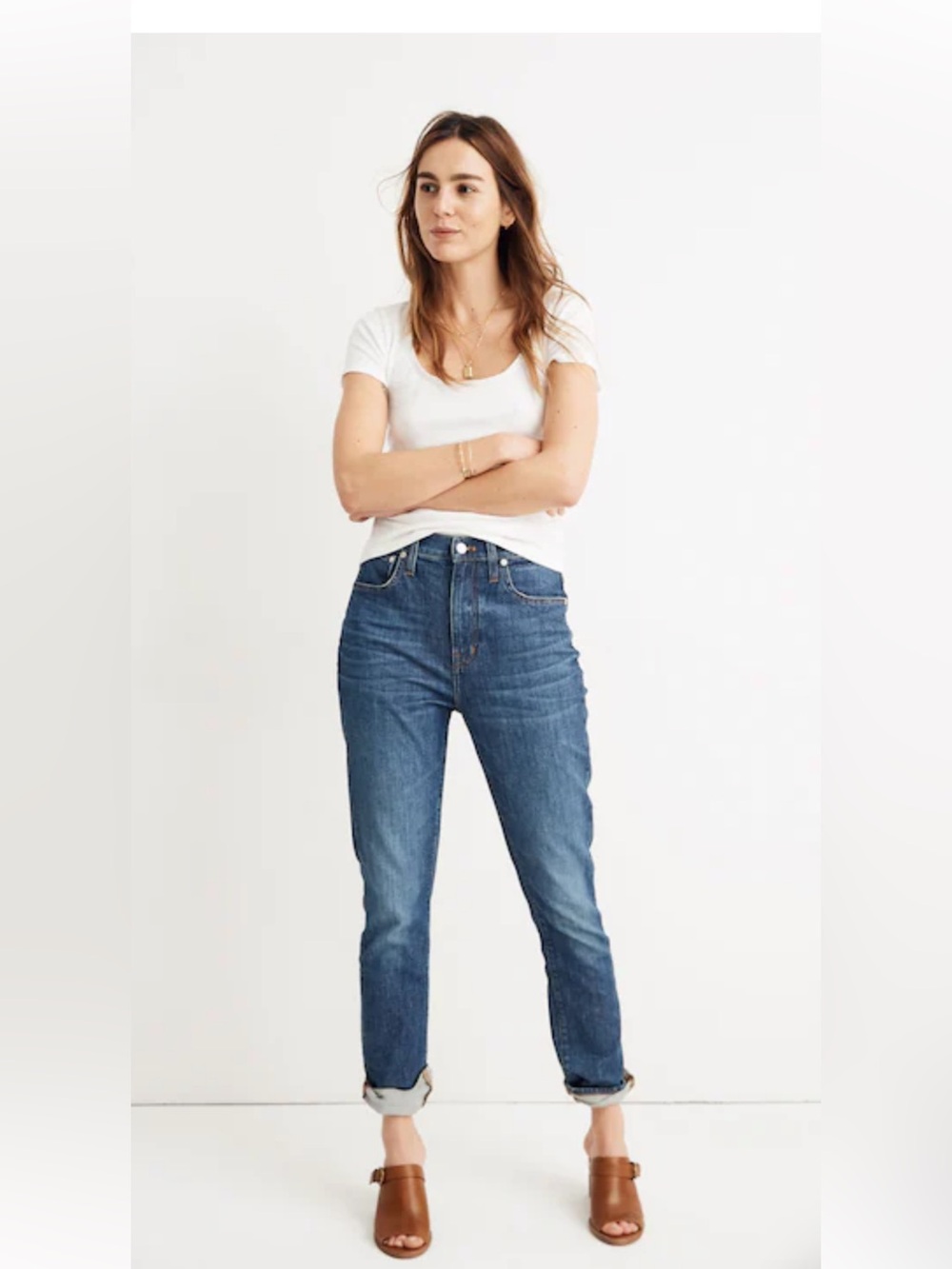 Madewell Petite High Rise Slim Boyjean: Eco Edition